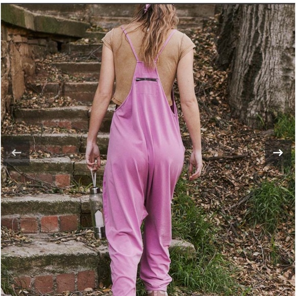 NWT Free People Movement Hot Spot Onesie in Raspberry Punch - Picture 4 of 7